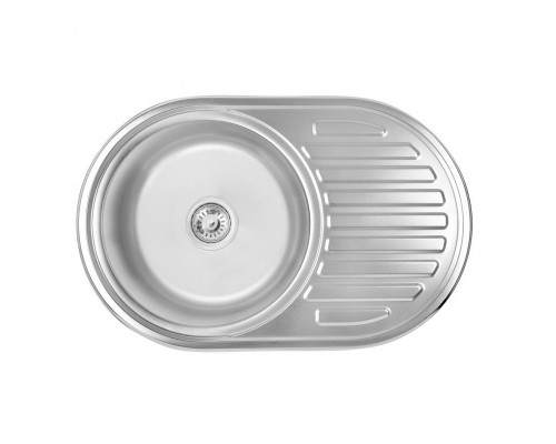 Кухонна мийка Lidz 7750 0,8 мм Micro Decor (LIDZ7750MDEC)