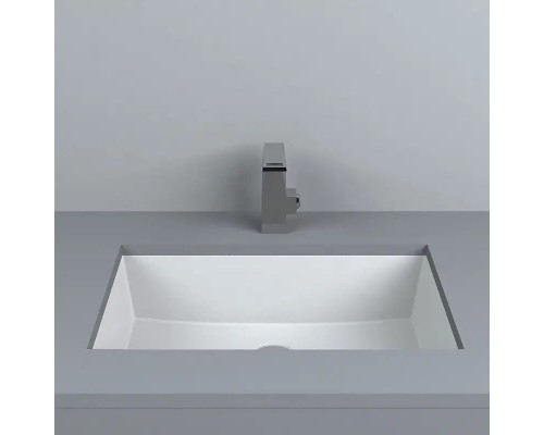 FANCY MARBLE 8704101 Умывальник из литого мрамора LESTER 405 (405 х 300 х 153 )