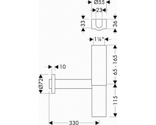 HANSGROHE 52100800 Flowstar Сифон