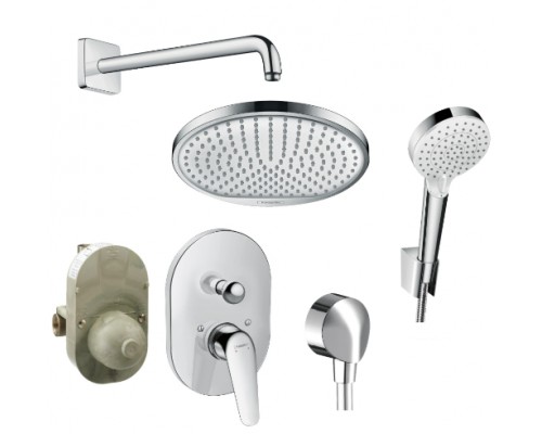 HANSGROHE 714091111 LOGIS душевой набор (26723000+27446000+71409000+26694400+27454000)