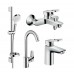 HANSGROHE 1142019 LOGIS LOOP набор смесителей для ванны, умывальник 100 + кухня (71151000+71244000+