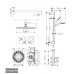 HANSGROHE 1202019 SELECT душевой набор скрытого монтажа (27446000+26257000+15763000+01800180+265844