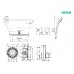 HANSGROHE 1212019 SELECT S душевой набор скрытого монтажа (27413000+26220000+15743000+01800180+2641