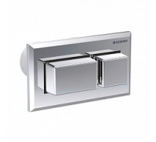 GEBERIT 116.054.21.1 Дистанционный смыв Geberit прямоугольной формы, пневматический, для двойного см