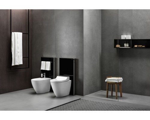 GEBERIT 146.310.SJ.1 Напольный унитаз-биде Geberit AquaClean Tuma Comfort: Черный / Стекло
