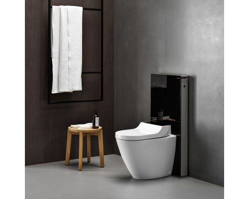 GEBERIT 146.310.SJ.1 Напольный унитаз-биде Geberit AquaClean Tuma Comfort: Черный / Стекло