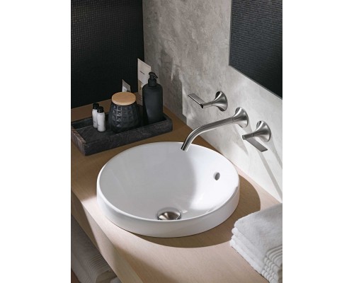 GEBERIT 500.701.01.2 Встраиваемый умывальник Geberit VariForm круглой формы: D=40см, Перелив=На виду