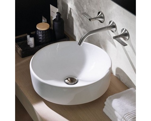 GEBERIT 500.768.01.2 Накладной умывальник Geberit VariForm круглой формы: D=40см, Перелив=Без, Белый