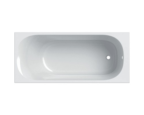 GEBERIT 554.015.01.1 Прямоугольная ванна Soana, Slim rim, с ножками: 180x80 см, белая