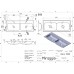Умивальник з штучного каміню Miraggio DELLA 1100 D double (MATT)