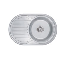 Кухонна мийка Lidz 7750 0,6 мм Decor (LIDZ775006DEC)