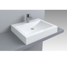 FANCY MARBLE 4206101  Умивальник зі штучного каменю   LILLY 600 (596 х 497 х 108 )