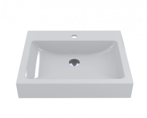 FANCY MARBLE 3206101 Умывальник из литого мрамора NICOLE 600 (596 х 466 х 130 )