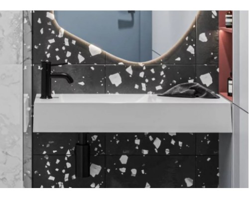 FANCY MARBLE 8708301 Умывальник из литого мрамора TRILL 800 L (809 х 257 х 120 )