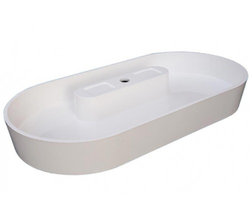 FANCY MARBLE 8009101 Умывальник из литого мрамора LIKA 900 (900 х 440 х 137 )