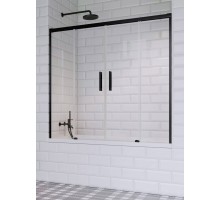 RADAWAY_NEW Шторка на  ванну Idea Black PN DWD 1400x1500  (10004140-54-01)