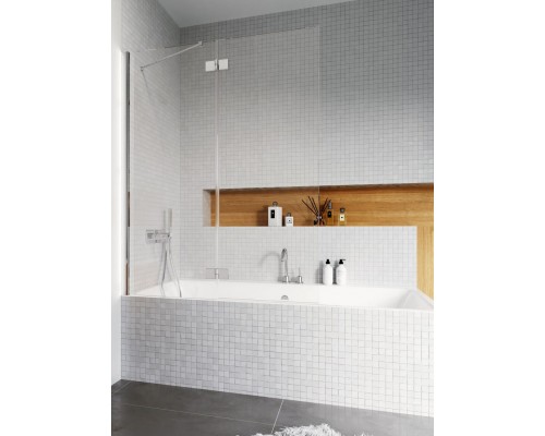 RADAWAY_NEW Шторка на ванну Essenza New PND II 1100Lx1500 хром/прозоре (10002110-01-01L)