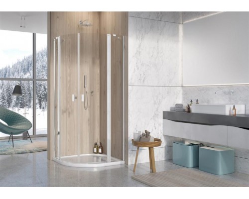 RADAWAY_NEW Душова кабіна NES PDD II 900Rx2000 хром/прозоре (10030090-01-01R)