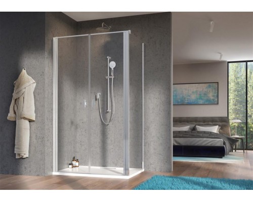 RADAWAY_NEW Душова кабіна NES DWD+S 800x2000 хром/прозоре (10034080-01-01)