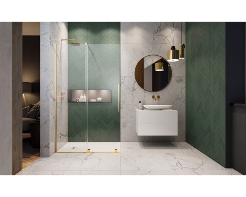 RADAWAY_NEW Furo Gold Walk-in Door 488 Left (10106488-09-01L)
