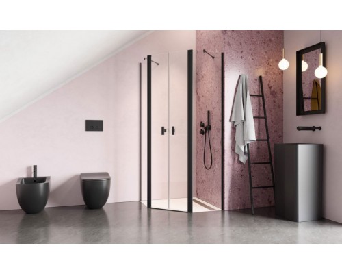 RADAWAY_NEW Душова кабіна NES Black PTD 900x900x2000 (10051600-54-01)