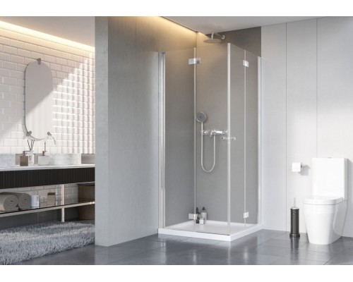 RADAWAY_NEW Душова кабіна NES 8 KDD-B 900Rx2000 хром/прозоре (10074090-01-01R)
