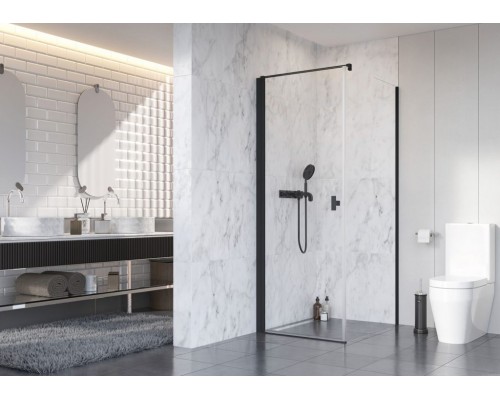 RADAWAY_NEW Душова кабіна NES 8 Black KDJ I 900Lx2000 (10072090-54-01L)