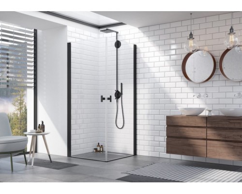 RADAWAY_NEW Душова кабіна NES 8 Black KDD I 1000Rx2000 (10071100-54-01R)