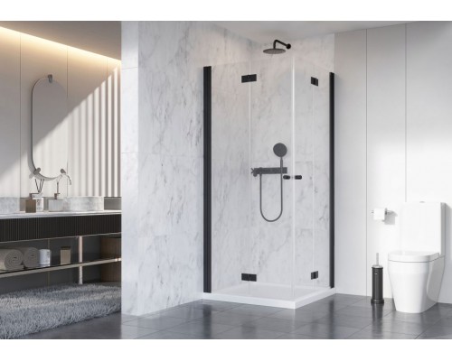 RADAWAY_NEW Душова кабіна NES 8 Black KDD-B 1000Rx2000 (10074100-54-01R)