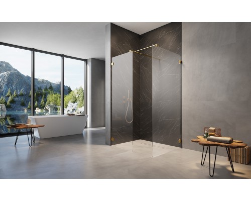 RADAWAY_NEW Душова кабіна Essenza Pro 8 Gold Walk-In 600x2000 (1012060-09-01)