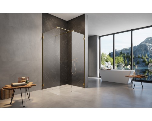 RADAWAY_NEW Душова кабіна Essenza Pro 8 Gold Walk-In 1400x2000 (1012140-09-01)