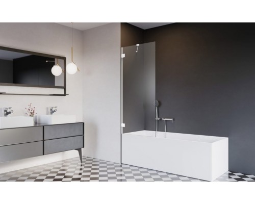 RADAWAY_NEW Шторка на ванну Essenza Pro White PNJ II 700x1500 (10101070-04-01)