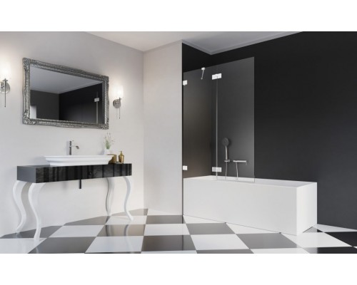 RADAWAY_NEW Шторка на ванну Essenza Pro White PND II 1400Lx1500 (10102140-04-01L)