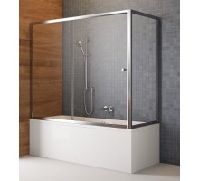 RADAWAY_NEW Шторка на ванну Vesta S 800x1500 хром/прозоре (204080-01)