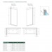 RADAWAY_NEW Шторка на ванну NES Black PNJ I 500Lx1500 (10011050-54-01L)