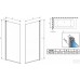 RADAWAY_NEW Шторка на ванну NES Black PNJ I 600Lx1500 (10011060-54-01L)
