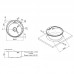 Lidz 510-D 0.6мм Decor кухонная мойка круглая(510х510х160)