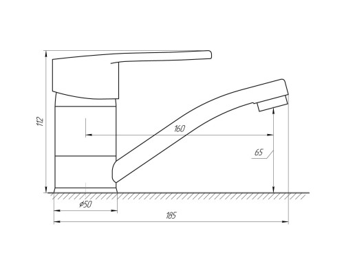 Змішувач для умивальника DOMINO SIRIUS DSV-203M