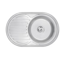 Кухонна мийка Lidz 7750 0,6 мм Satin (LIDZ775006SAT)