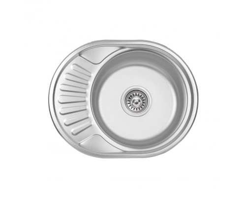 Кухонна мийка Lidz 5745 0,6 мм Decor (LIDZ574506DEC)