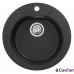 AXIS СOAST 10 Мойка керамогр круглая.510х180 мм, цвет черный  (11A.JO000.91A.0011A)