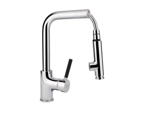 Змішувач для кухні Qtap Inspai CRM 007F з висувним виливом