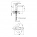 Змішувач для раковини Qtap Optima CRM 001