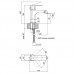 Змішувач для біде Qtap Lipno 2023101CB