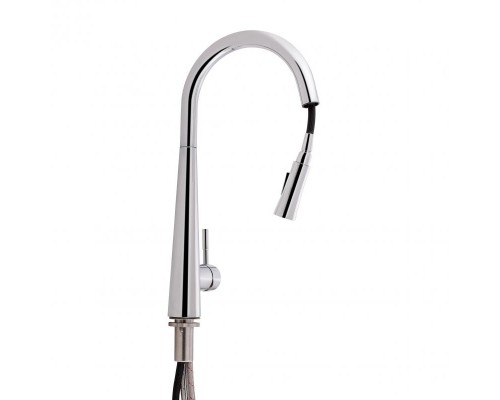 Змішувач для кухні Qtap Evicka 9135103UC з висувним виливом