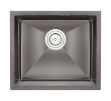 Кухонна мийка Qtap D4843BL 2.7/1.0 мм Black (QTD4843BLPVD2710)