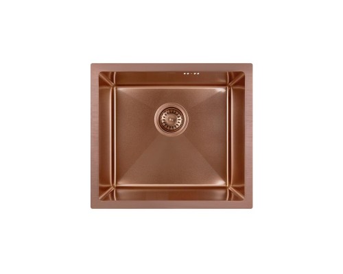 Кухонна мийка Qtap D4843BR 2.7/1.0 мм Bronze (QTD4843BRPVD10)