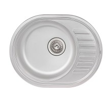 Кухонна мийка Qtap 5745 0,8 мм Satin (QT5745SAT08)