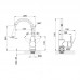 Brinex 40W 007 Смеситель кухня U (k40) (пластик)
