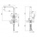 Змішувач для кухні Lidz (CRM) 13 33 015F-13